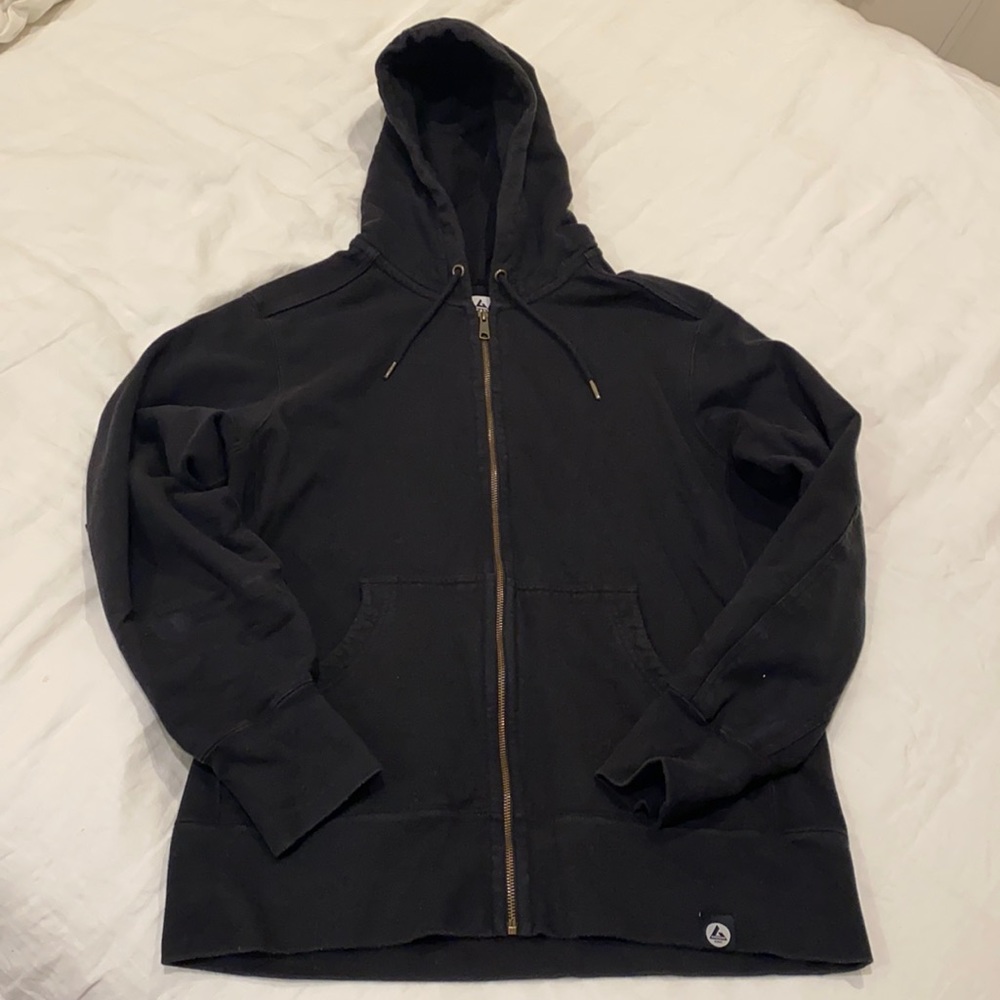American Giant full zip XL black Hoodie